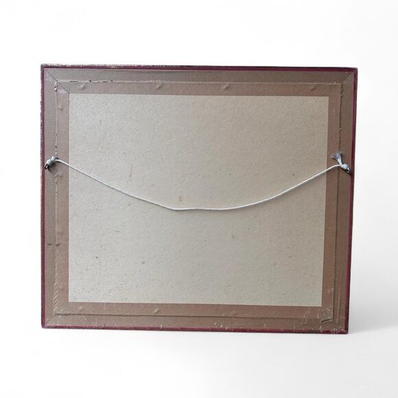 Signed French Oil Painting: Loire Valley Wildflower Meadow, Framed - Picture 5 of 6